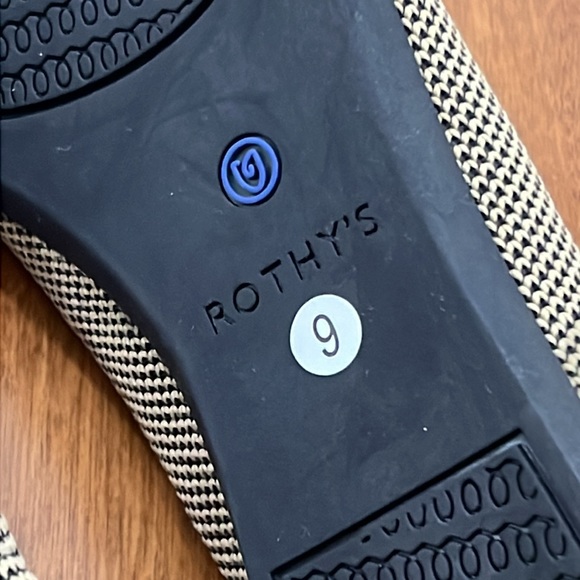 Rothy’s tan black flats Dune Retired - Picture 4 of 7